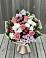 Букет цветов из: Альстромерии, Гвоздики, Розы и Хризантемы в Ченцово