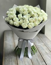 Букет 35 Белых роз в Ченцово