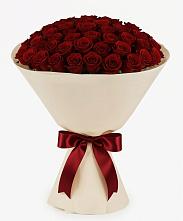 Букет 101 Бордовая роза Блэк Бакарра в Ченцово