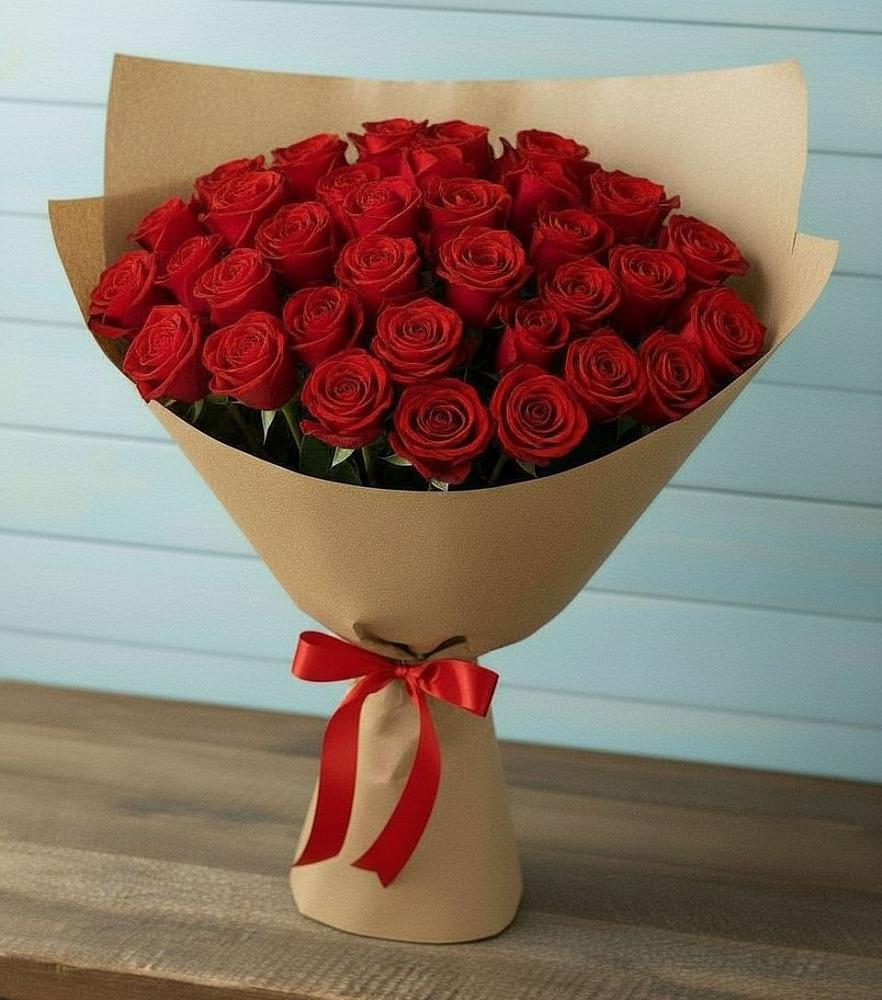 Букет Красные розы Милано в Ченцово