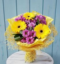 Букет цветов из:  Хризантемы и Герберы в Ченцово