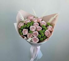 Букет цветов из:  Розы и Хризантемы в Ченцово