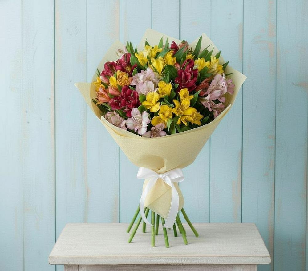 Букет цветов из: Альстромерии в Ченцово