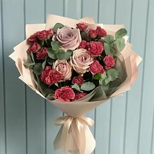 Букет цветов из:  Гвоздики и Розы #REPLACE_PRED# Ченцово